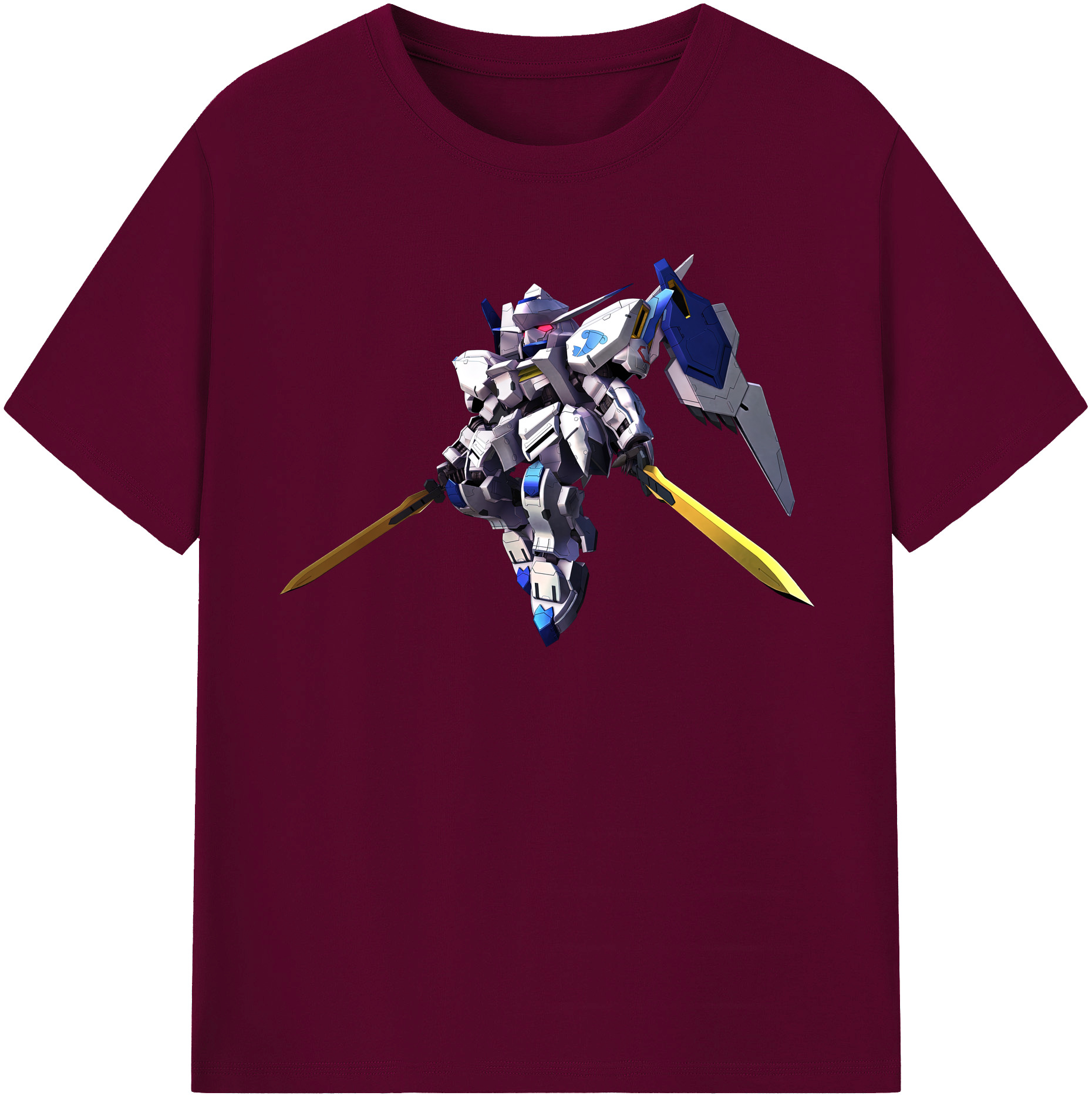 （画像用） 機動戦士ガンダム Mobile Suit Gundam レディースカジュアルプリントTシャツ（綿100％）